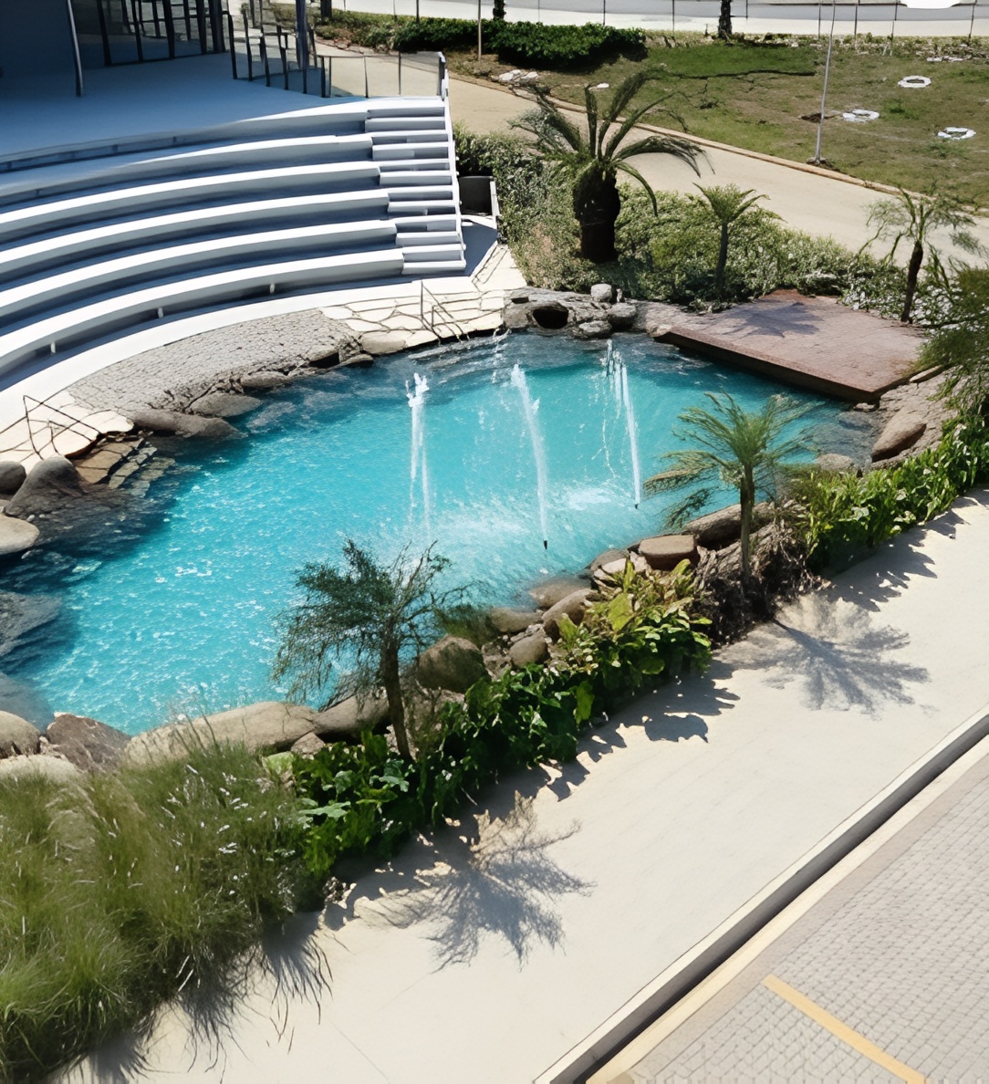 Piscina com fontes na Igreja Fonte da Vida — Espírito Santo